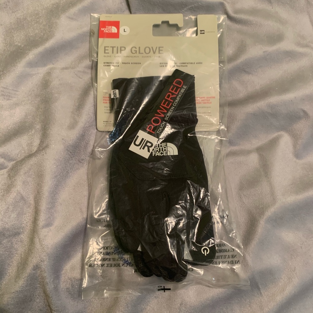 North Face E-Tip Fleece Gloves Black L